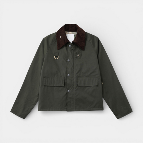 Button-Front Structured Jacket Regular Fit for Men