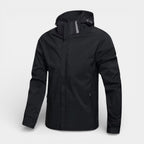 Hooded Zip-Front Jacket Structured Fit for Men