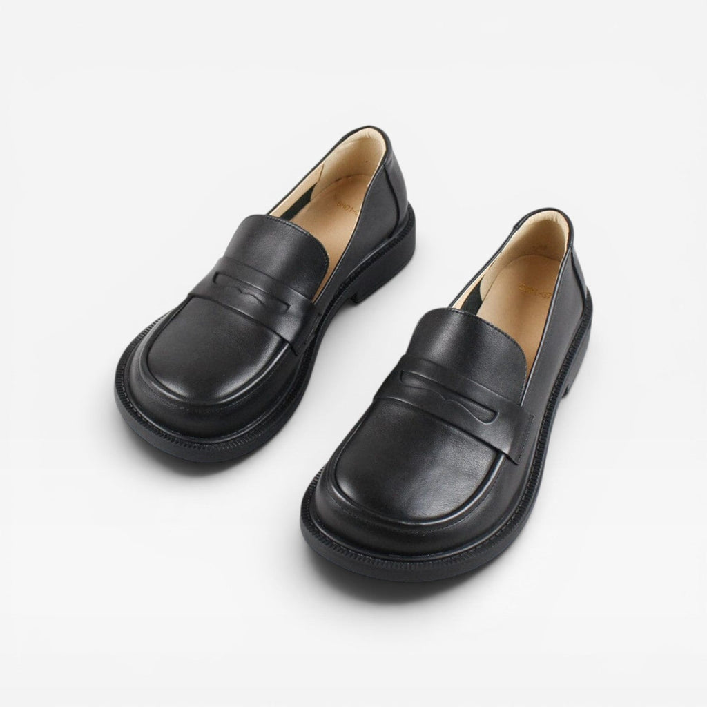 Women's Genuine Leather Penny Loafers