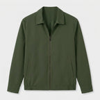 Harrington Jacket Full Zip Spread Collar for Men