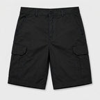 Cargo Shorts Flap Pockets Rolled Hem for Men