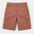 Cargo Shorts Flap Pockets Rolled Hem for Men