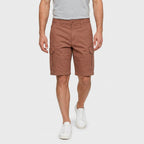 Cargo Shorts Flap Pockets Rolled Hem for Men