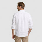 Linen Long Sleeve Shirt Relaxed Fit for Men