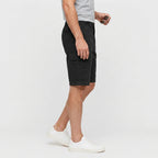 Cargo Shorts Flap Pockets Rolled Hem for Men