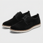 Suede Derby Shoe Contrast Sole Lace-Up for Men
