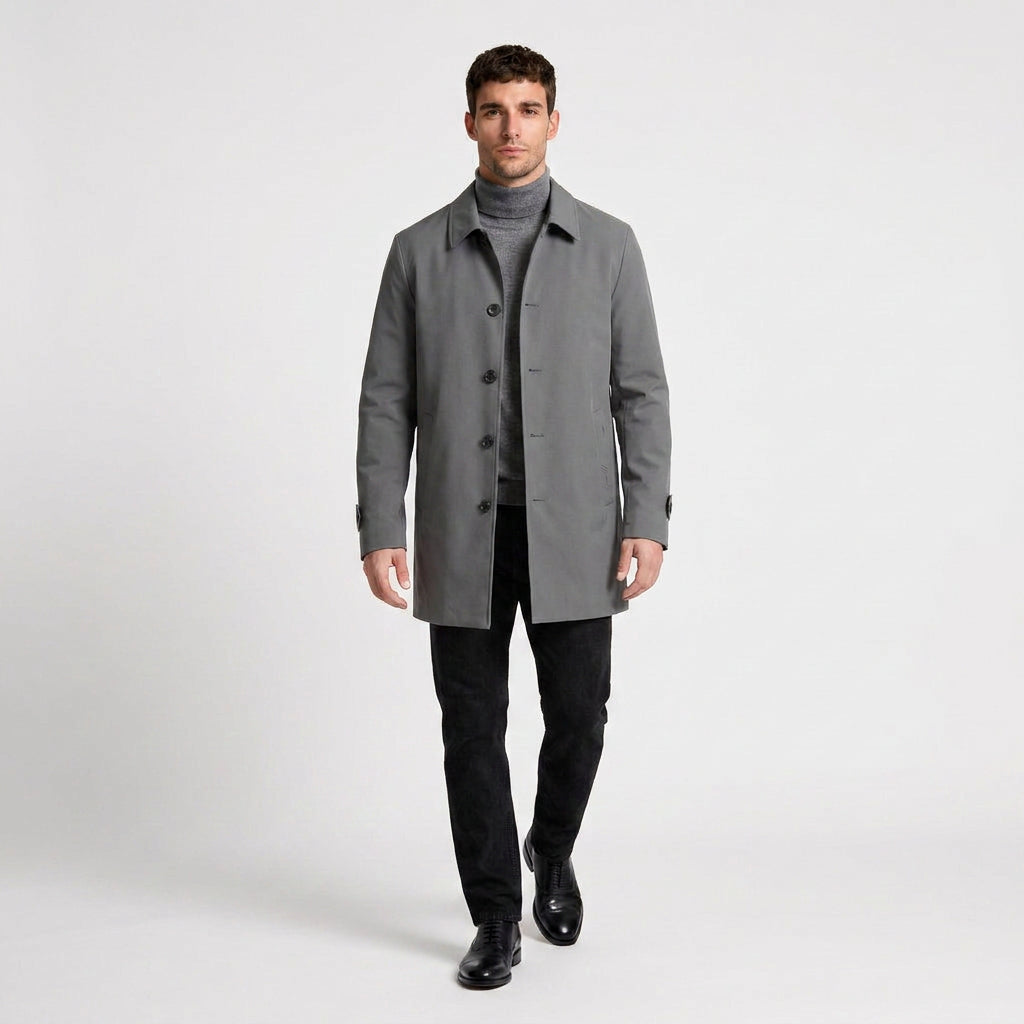 Waterproof Windproof Trench Coat for Men