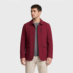 Field Jacket with Zip Chest Pocket for Men