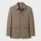 Field Jacket with Zip Chest Pocket for Men