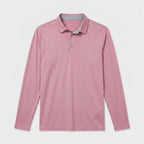 Long Sleeve Waffle Texture Polo Regular Fit for Men