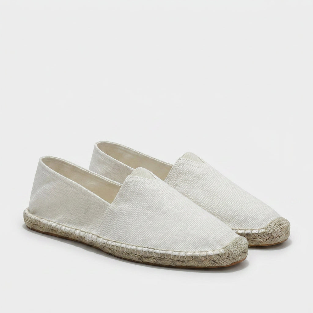 Slip-On Woven Canvas Espadrilles for Men