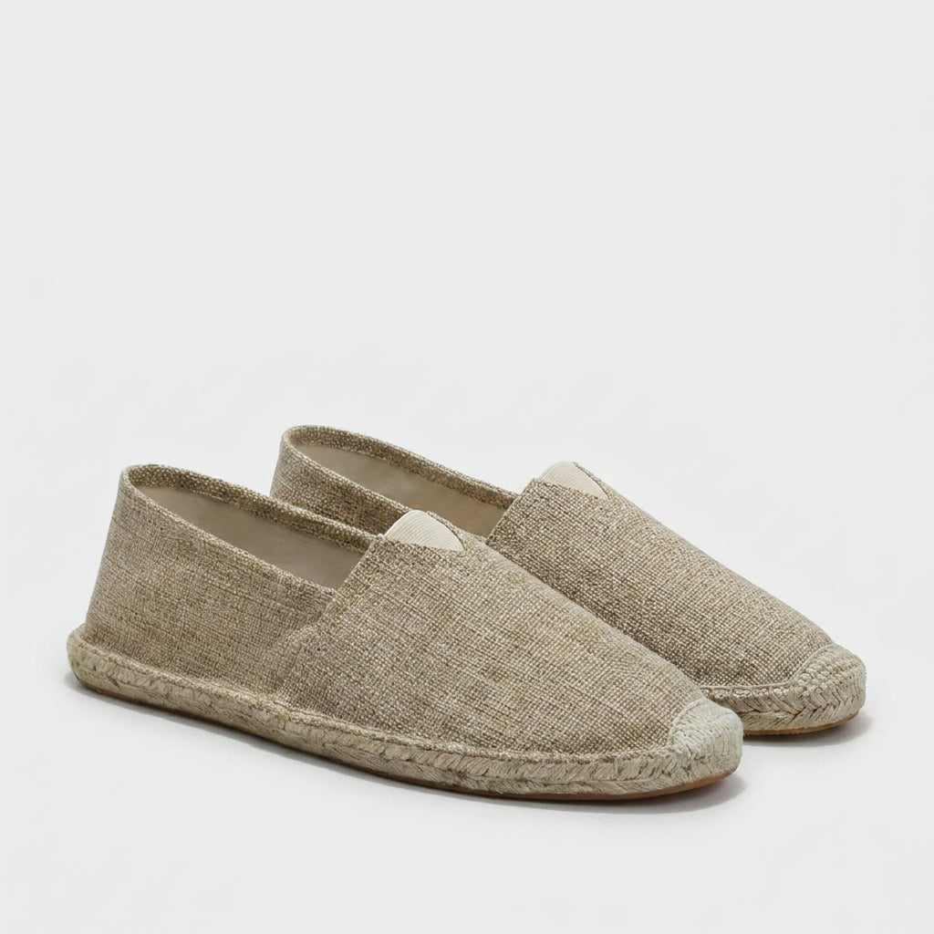 Slip-On Woven Canvas Espadrilles for Men