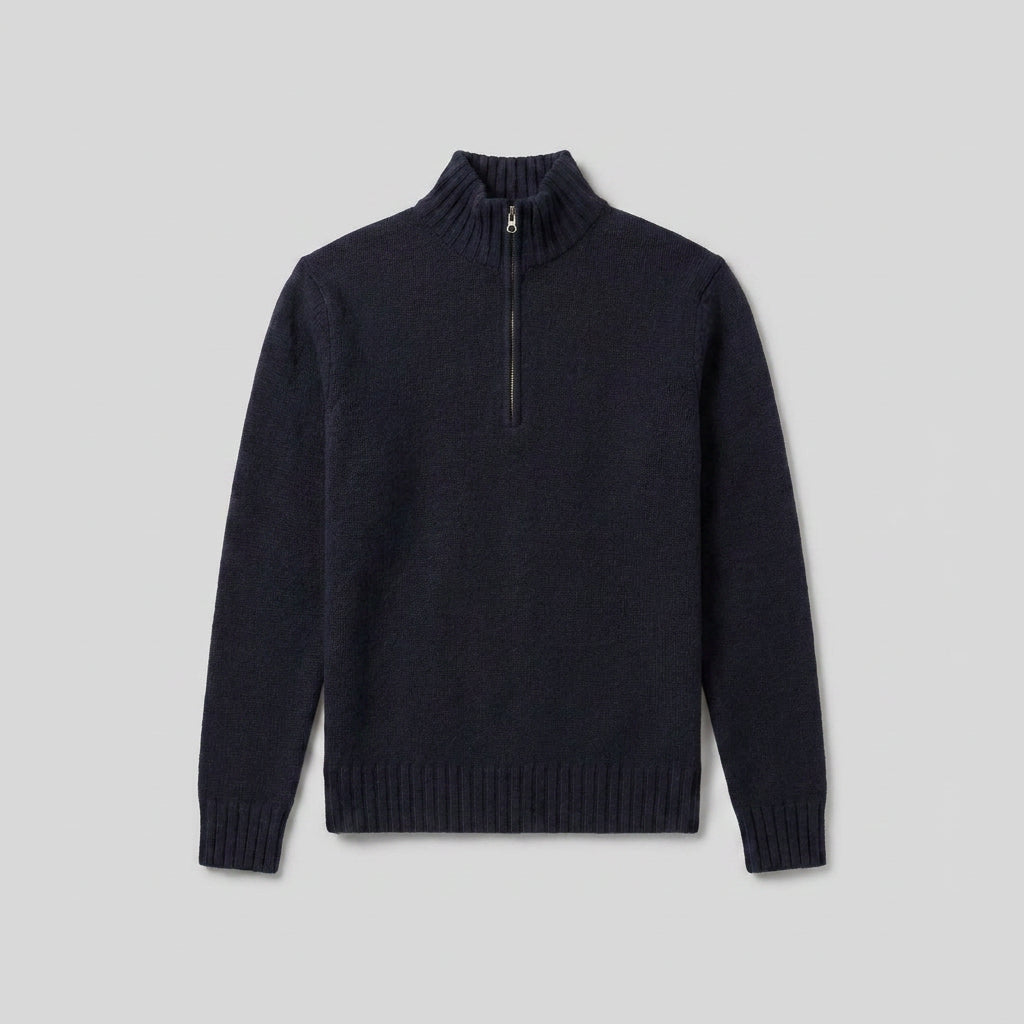 Quarter-Zip Knit Sweater for Men