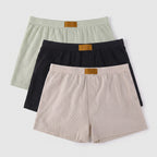 3-Pack Cotton Boxer Shorts for Men