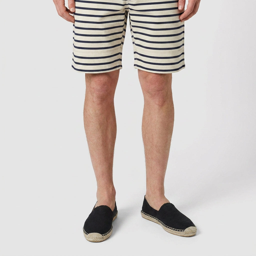 Slip-On Woven Canvas Espadrilles for Men