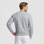 Crew Neck Cotton Blend Sweatshirt Regular Fit for Men