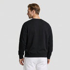 Crew Neck Cotton Blend Sweatshirt Regular Fit for Men
