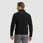 Fleece Half-Zip Sweatshirt High Collar Regular Fit for Men