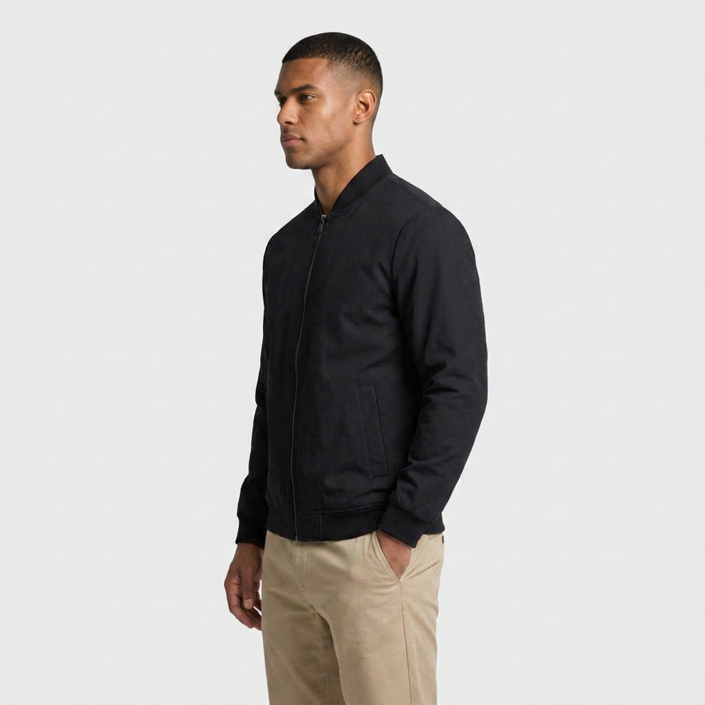 Lightweight Harrington Bomber Jacket Regular Fit for Men