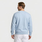 Crew Neck Cotton Blend Sweatshirt Regular Fit for Men