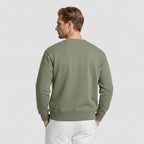 Crew Neck Cotton Blend Sweatshirt Regular Fit for Men