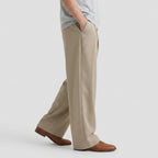 Deep Pleat Wide Leg Trousers for Men