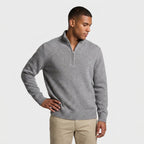 Quarter-Zip Knit Sweater for Men