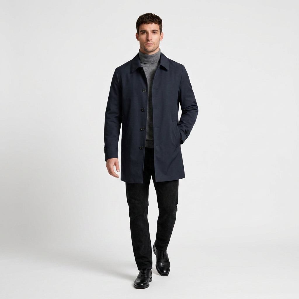 Waterproof Windproof Trench Coat for Men