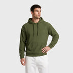 Corduroy Hoodie Relaxed Fit Kangaroo Pocket for Men