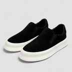Suede Slip-On Sneaker Chunky Platform Sole for Men