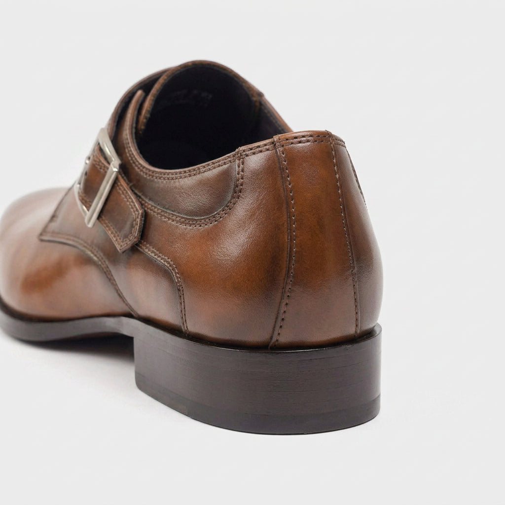 Men's Monk Strap Leather Dress Shoe