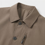 Field Jacket with Zip Chest Pocket for Men