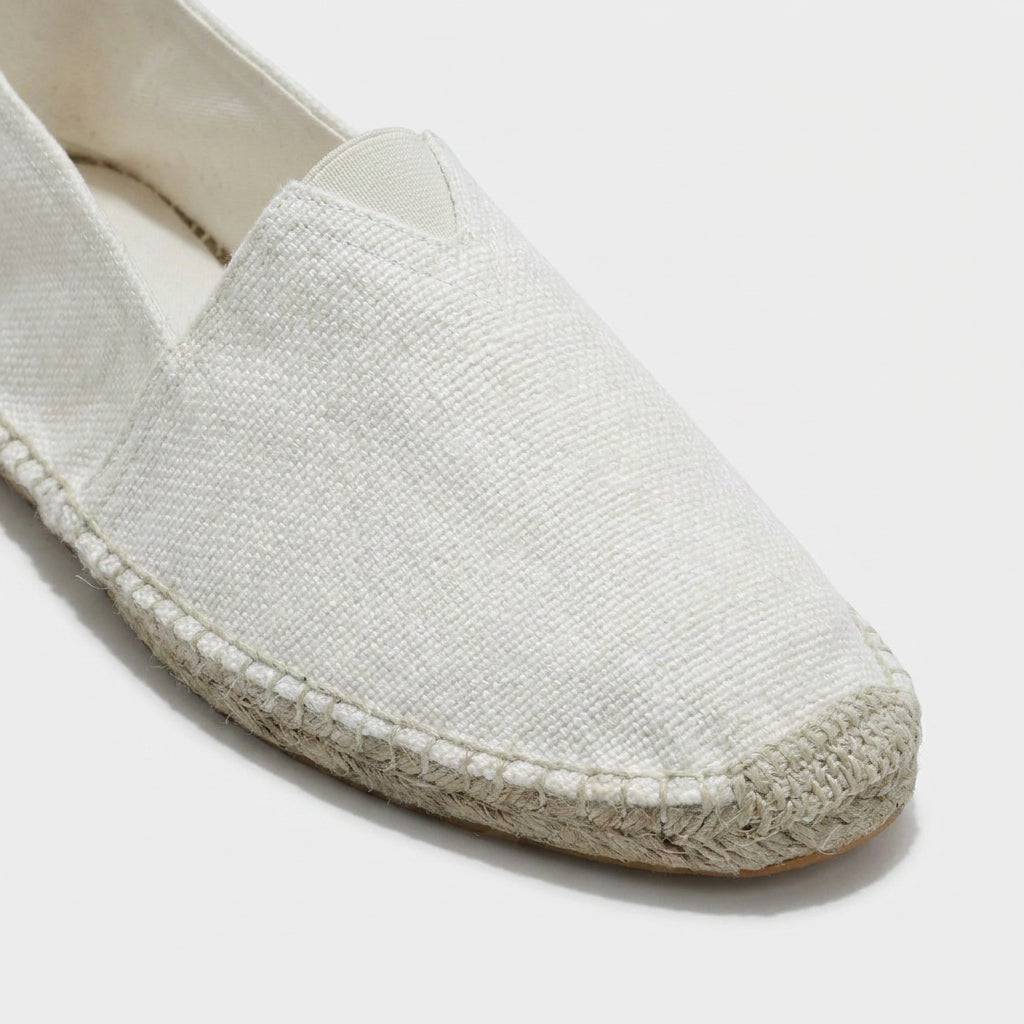 Slip-On Woven Canvas Espadrilles for Men