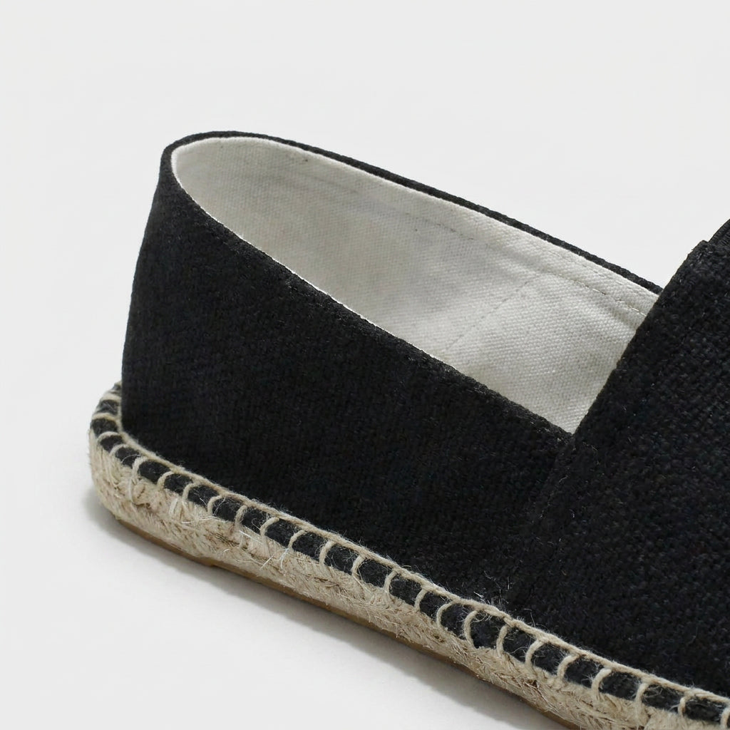 Slip-On Woven Canvas Espadrilles for Men