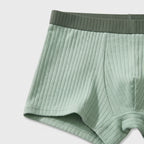 4-Pack Ribbed Cotton Boxer Trunks for Men