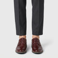Derby Lace-Up Shoe Brogue Quarter Panel for Men