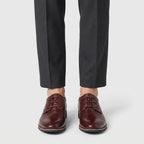 Derby Lace-Up Shoe Brogue Quarter Panel for Men