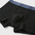 4-Pack Color-Block Cotton Boxer Trunks for Men
