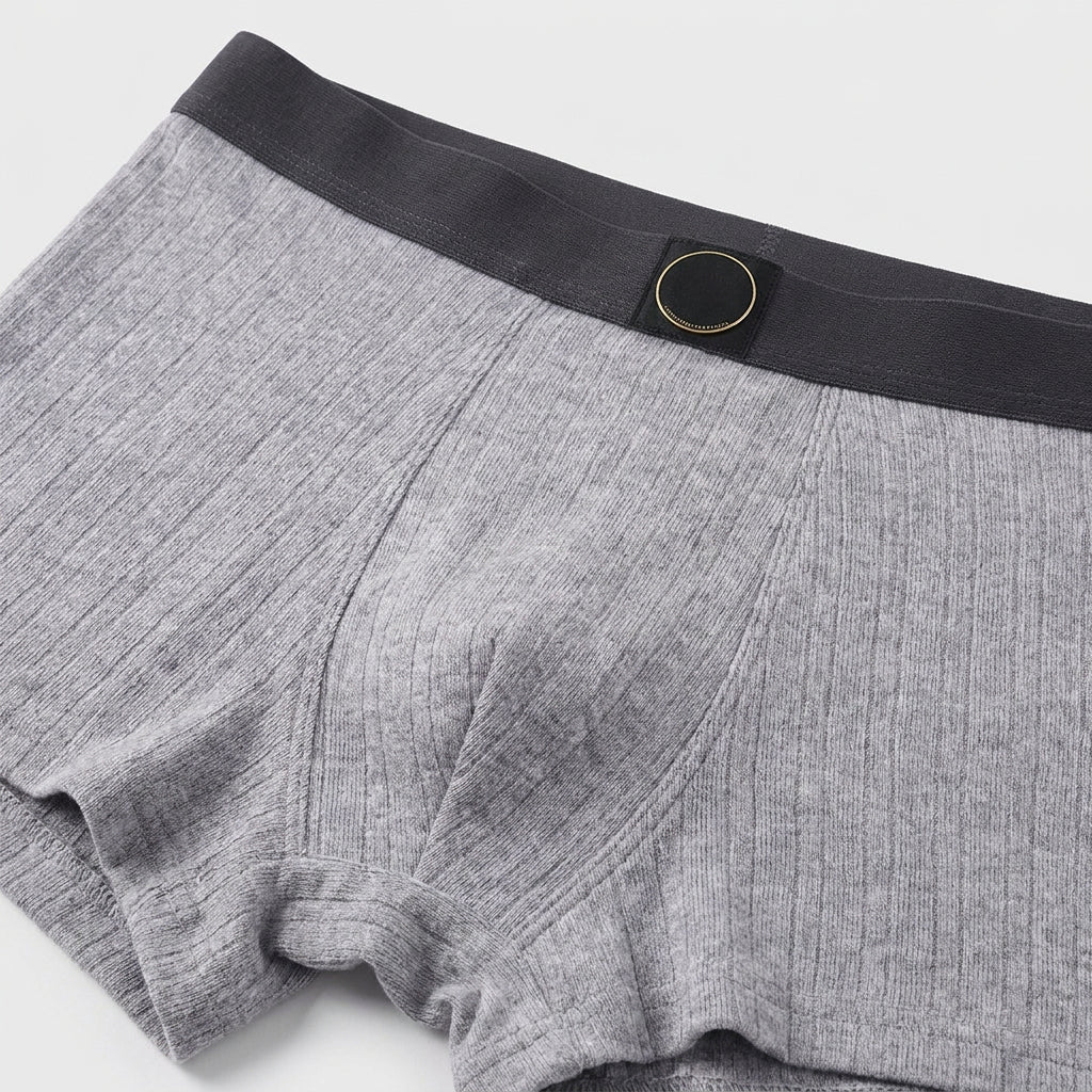 3-Pack Full-Coverage Cotton Boxer Trunks for Men