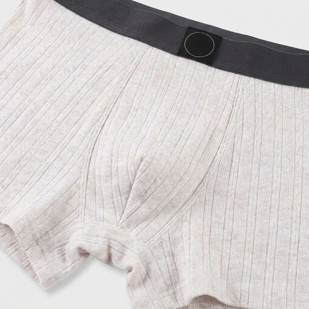 3-Pack Full-Coverage Cotton Boxer Trunks for Men