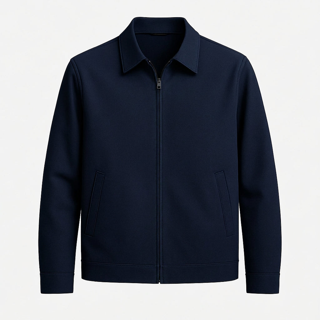 Business Blazer Button Closure Tailored Fit for Men
