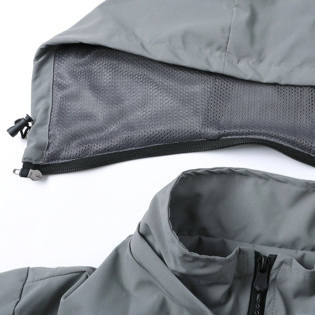Lightweight Windbreaker Jacket Waterproof Hooded for Men