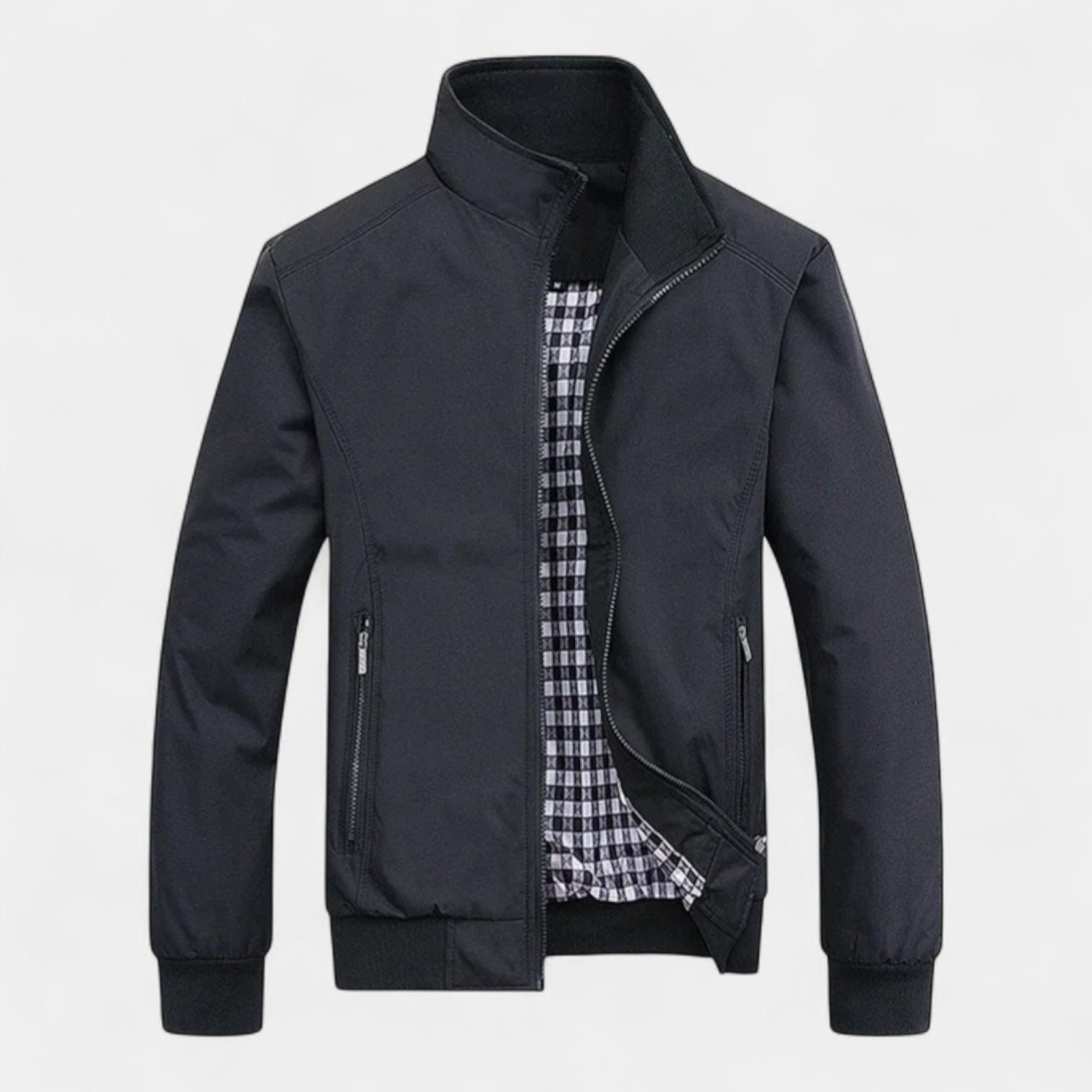 Slim Fit Water-Resistant Windproof Bomber Jacket for Men