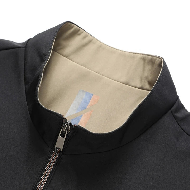Lightweight Water-Resistant Windbreaker Bomber Jacket for Men