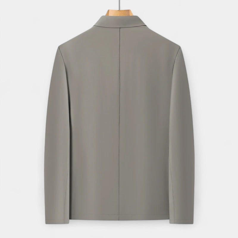 Full-Zip Bomber Jacket Shirt Collar Regular Fit for Men