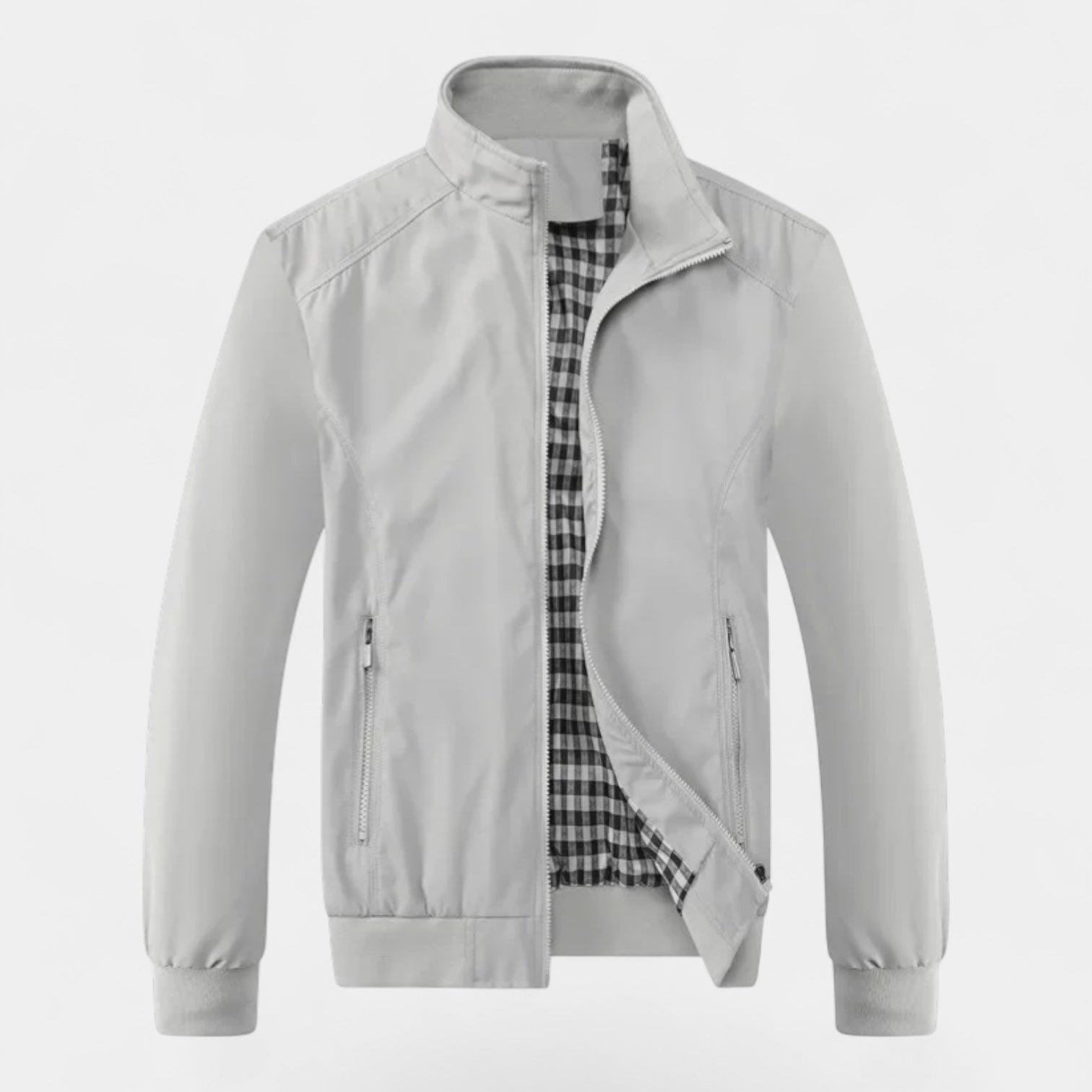 Slim Fit Water-Resistant Windproof Bomber Jacket for Men