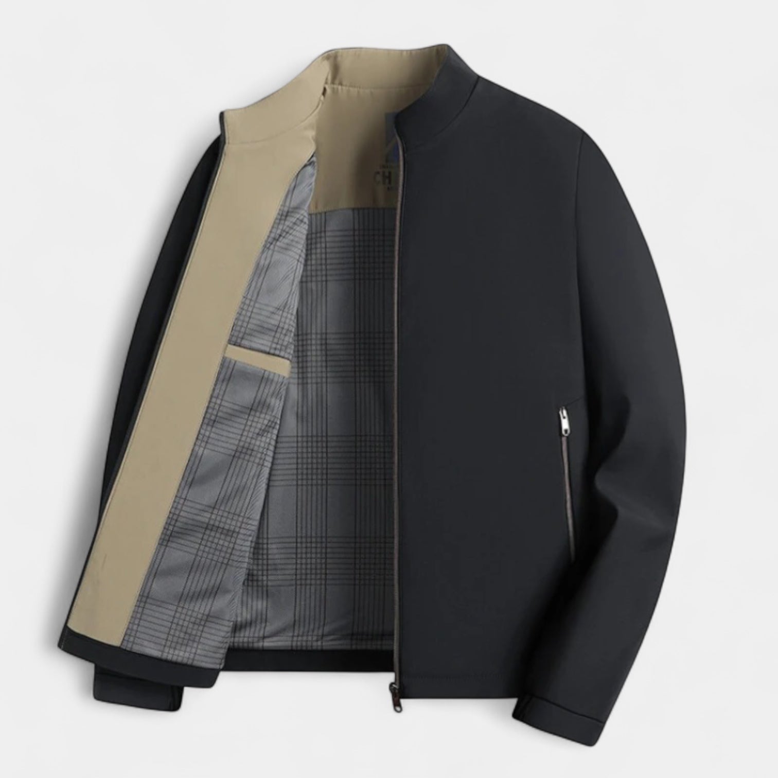 Lightweight Water-Resistant Windbreaker Bomber Jacket for Men