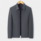 Full-Zip Bomber Jacket Shirt Collar Regular Fit for Men