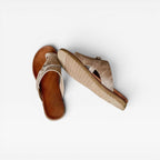 Women's Leather Toe-Loop Orthopedic Sandals