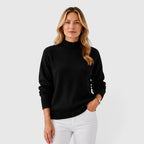 Women's Half High Collar Knit Jumper
